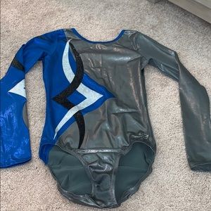 long sleeve gymnastics leotard